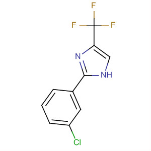 2-(3-Chlorophenyl)-5-(trifluoromethyl)-1h-imidazole Structure,33469-14-6Structure