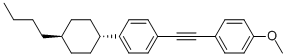 Trans-1-(2-(4-(4-butylcyclohexyl)phenyl)ethynyl)-4-methoxybenzene Structure,334826-60-7Structure