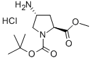 Methyl trans-3-amino-1-Boc-5-pyrrolidinecarboxylate HCl Structure,334999-32-5Structure