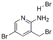 5-Bromo-3-(bromomethyl)pyridin-2-amine hydrobromide Structure,335033-38-0Structure