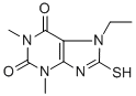 7-Ethyl-8-mercapto-1,3-dimethyl-3,7-dihydro-purine-2,6-dione Structure,335403-18-4Structure