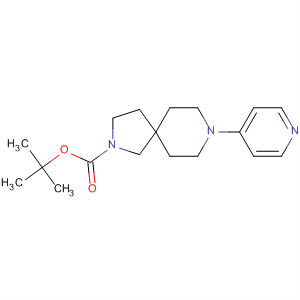 Tert-butyl 2,8-diaza-8-(4-pyridyl) spiro[4.5]decane-2-carboxylate Structure,336191-18-5Structure