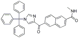 N-methyl-6-(1-trityl-1h-imidazole-4-carbonyl)-2-naphthamide Structure,337521-39-8Structure