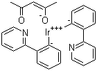 Bis(2-phenylpyridine)(acetylacetonate)iridium Structure,337526-85-9Structure