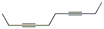 3,7-Decadiyne Structure,33840-20-9Structure