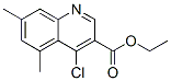 Ethyl 4-chloro-5,7-dimethylquinoline-3-carboxylate Structure,338954-49-7Structure