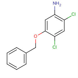 5-(Benzyloxy)-2,4-dichloroaniline Structure,338960-25-1Structure