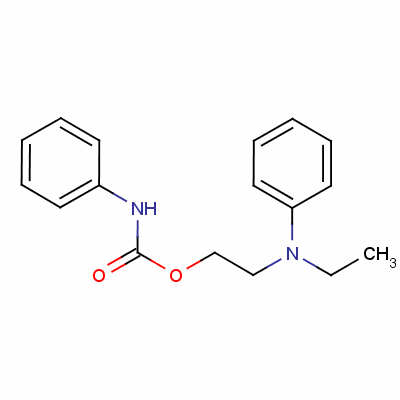 2-(Ethyl-phenylamino)ethyl n-phenylcarbamate Structure,33898-93-0Structure