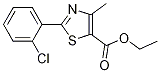 5-Thiazolecarboxylic acid, 2-(2-chlorophenyl)-4-methyl-, ethyl ester Structure,338982-17-5Structure