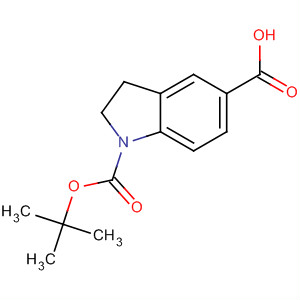 1-(Tert-butoxycarbonyl)-5-indolinecarboxylic acid Structure,339007-88-4Structure