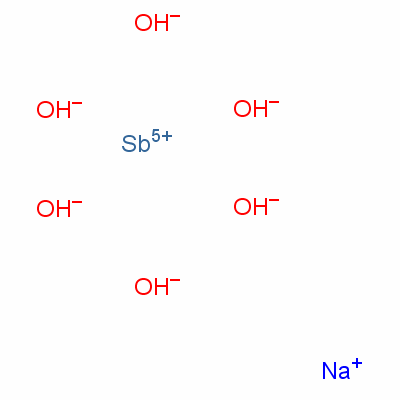 Sodium hexahydroxoantimonate(Ⅴ)(sodium antimonate(Ⅴ)) Structure,33908-66-6Structure