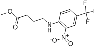 Methyl 4-[2-nitro-4-(trifluoromethyl)anilino]butanoate Structure,339101-25-6Structure