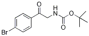 (2-(4-Bromophenyl)-2-oxoethyl)carbamic acid tert-butyl ester Structure,339185-70-5Structure