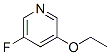 Pyridine,3-ethoxy-5-fluoro-(9ci) Structure,339363-40-5Structure