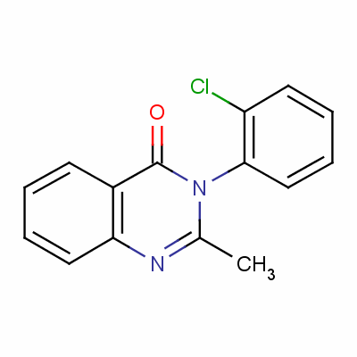 Mecloqualone Structure,340-57-8Structure