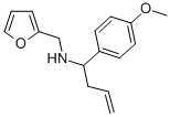 Furan-2-ylmethyl-[1-(4-methoxyphenyl)but-3-enyl]amine Structure,340025-61-8Structure