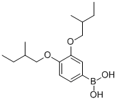 3,4-Bis(2-methylbutyloxy)benzeneboronic acid Structure,340148-67-6Structure