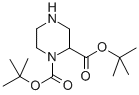 Di-tert-butylpiperazine-1,2-dicarboxylate Structure,340256-13-5Structure