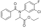 Ethyl 2-(n-benzoyl-3-chloro-4-fluoroanilino)propanoate Structure,34029-27-1Structure