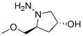 3-Pyrrolidinol ,1-amino-5-(methoxymethyl)-,(3r,5s)-(9ci) Structure,340740-62-7Structure