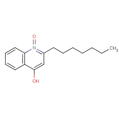 2-Heptyl-1-hydroxyquinolin-4-one Structure,341-88-8Structure