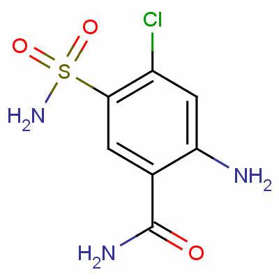 2-Amino-5-(aminosulfonyl)-4-chlorobenzamide Structure,34121-17-0Structure