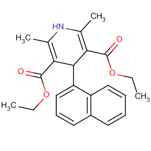 Diethyl 2,6-dimethyl-4-(naphthalen-1-yl)-1,4-dihydropyridine-3,5-dicarboxylate Structure,34148-71-5Structure