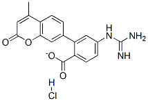 4-Methylumbelliferyl-p-guanidinobenzoate hydrochloride Structure,34197-46-1Structure