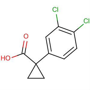 1-(3,4-Dichlorophenyl)cyclopropanecarboxylic acid Structure,342386-78-1Structure