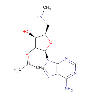 Adenosine, 5-deoxy-5-(methylamino)-2,3-o-(1-methylethylidene)- Structure,34245-49-3Structure