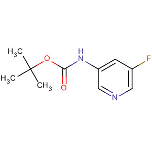 Carbamic acid,(5-fluoro-3-pyridinyl)-,1,1-dimethylethyl ester (9ci) Structure,342603-20-7Structure