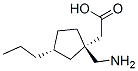 Cyclopentaneacetic acid,1-(aminomethyl)-3-propyl-,(1r,3r)-(9ci) Structure,342652-52-2Structure