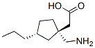 Cyclopentaneacetic acid,1-(aminomethyl)-3-propyl-,(1s,3r)-(9ci) Structure,342652-57-7Structure