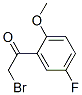 2-Bromo-1-(5-fluoro-2-methoxyphenyl)ethanone Structure,343-04-4Structure