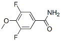 3,5-Difluoro-4-methoxybenzamide Structure,343-79-3Structure