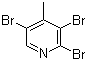 2,3,5-Tribromo-4-methylpyridine Structure,3430-25-9Structure