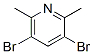 3,5-Dibromo-2,6-dimethylpyridine Structure,3430-34-0Structure