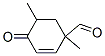 2-Cyclohexene-1-carboxaldehyde,1,5-dimethyl-4-oxo-(9ci) Structure,343270-49-5Structure