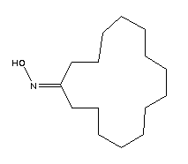 Cyclopentadecanone oxime Structure,34341-05-4Structure