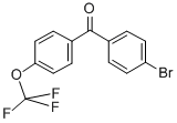 (4-Bromo-phenyl)-(4-trifluoromethoxy-phenyl)-methanone Structure,34367-36-7Structure