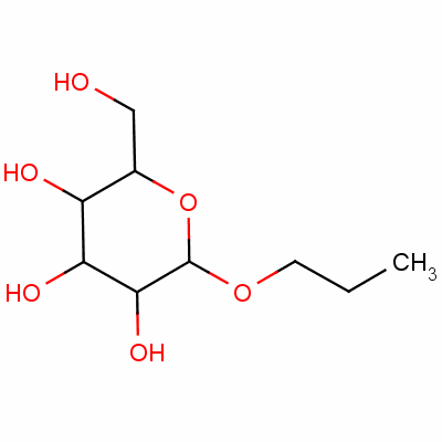 Propyl beta-d-glucopyranoside Structure,34384-77-5Structure