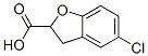 5-Chloro-2,3-dihydro-1-benzofuran-2-carboxylic acid Structure,34385-94-9Structure