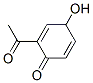 2,5-Cyclohexadien-1-one,2-acetyl-4-hydroxy-(9ci) Structure,343864-52-8Structure