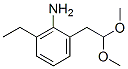 Benzenamine,2-(2,2-dimethoxyethyl)-6-ethyl-(9ci) Structure,343948-85-6Structure