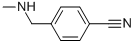 4-(Methylaminomethyl)benzonitrile Structure,34403-48-0Structure