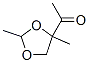 Ethanone,1-(2,4-dimethyl-1,3-dioxolan-4-yl)-(9ci) Structure,344249-68-9Structure