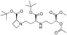 (2S,3s,3s)-n-[3-(3-acetoxy-3-methoxycarbonylpropanamino)-3-tert-butoxycarbonylpropanyl]azetidine-2-carboxylic acid tert-butyl ester Structure,344299-89-4Structure