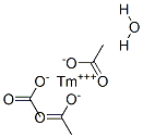 Thulium(III) acetate tetrahydrate Structure,34431-47-5Structure