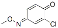 2,5-Cyclohexadiene-1,4-dione,2-chloro-,4-(o-methyloxime) Structure,344326-17-6Structure