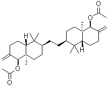 1,2-Ethanediylbis[(1s,4ar,6s,8ar)-5,5,8a-trimethyl-2-methylenedecahydronaphthalene-1,6-diyl] diacetate Structure,34434-99-6Structure